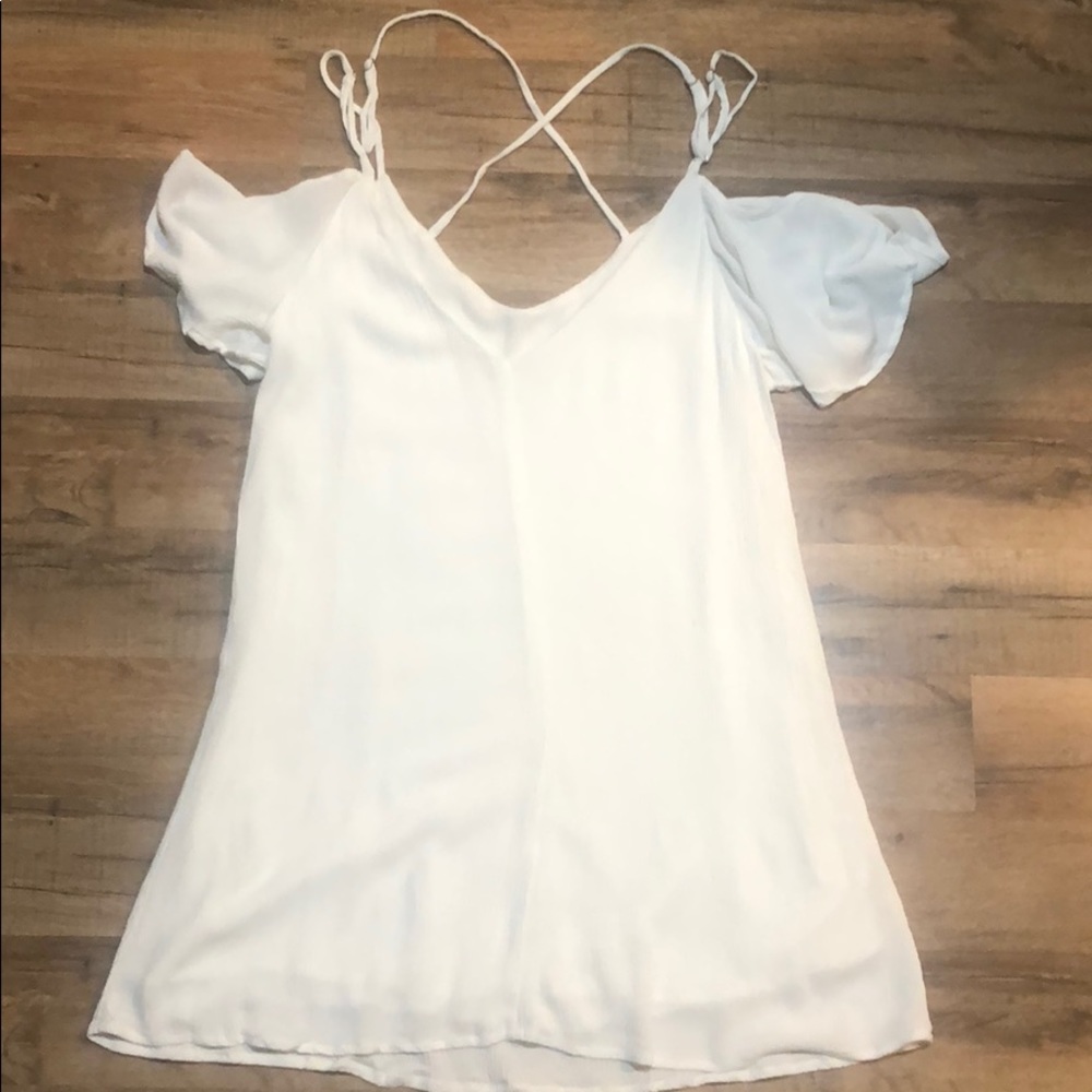Lulu’s White Dress Small - Picture 4 of 4